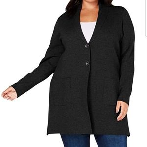 Charter Club NWT Women's 1X Button Up Blazer